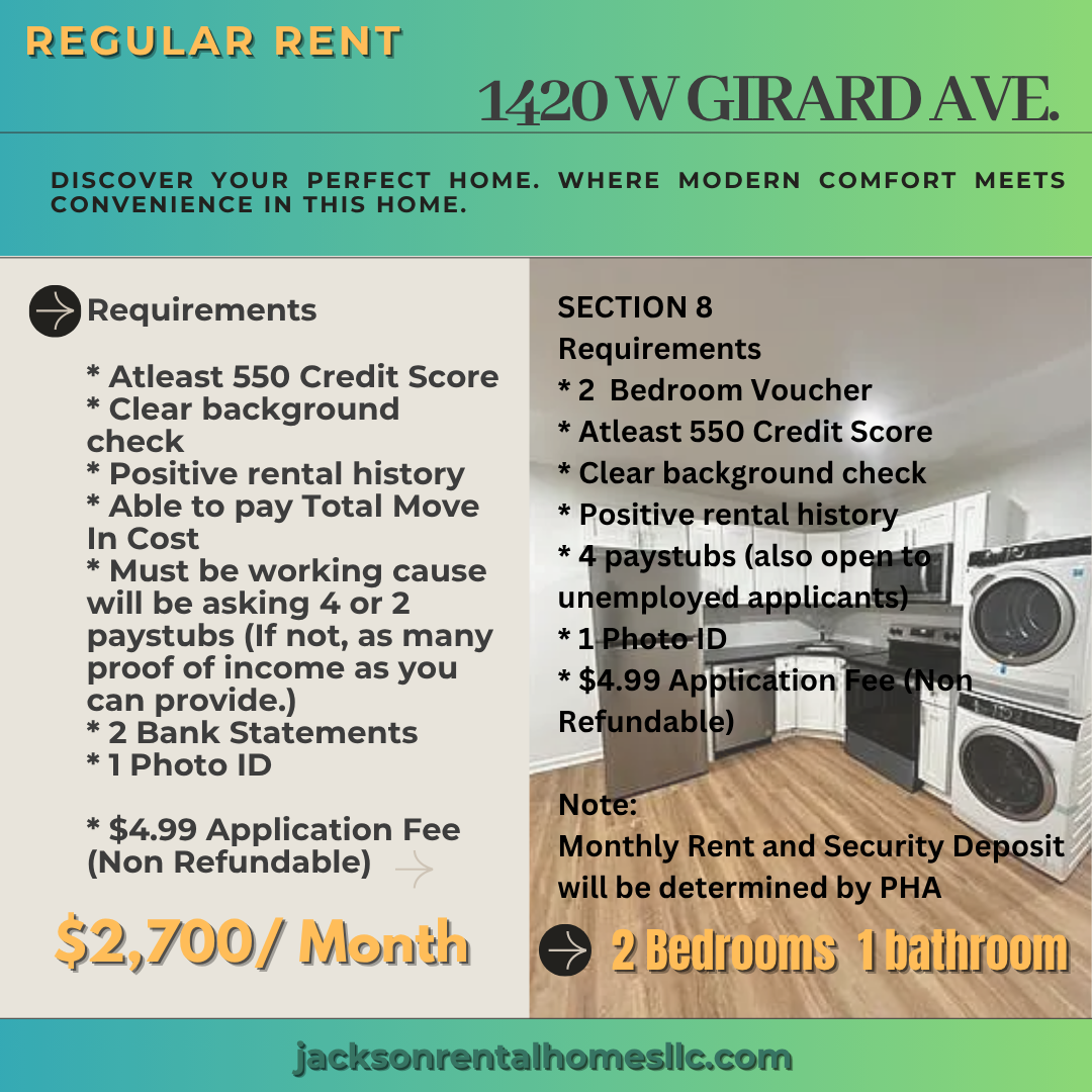 1420 West Girard Avenue - Unit A