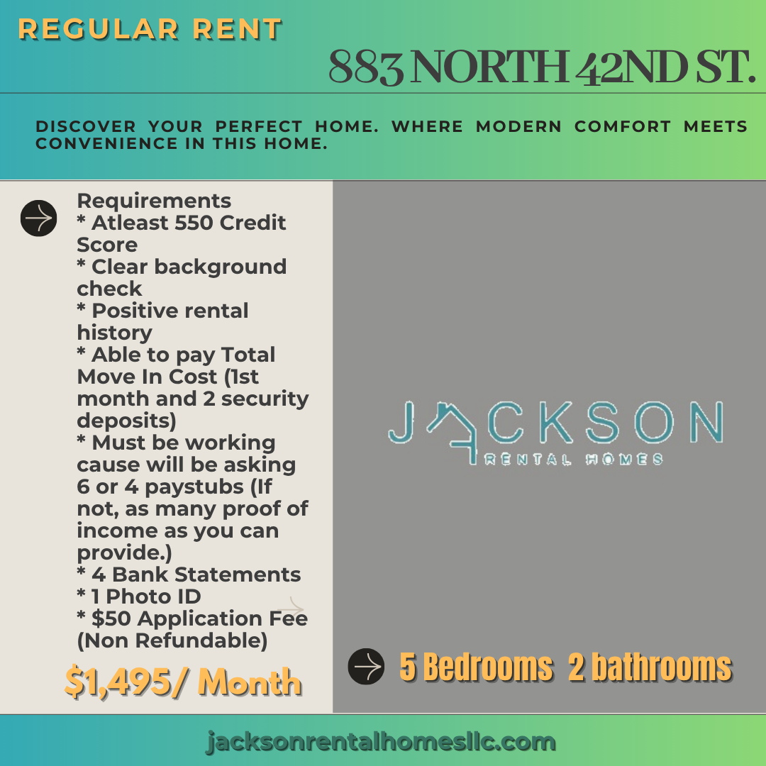 883 North 42nd Street - 1st Floor