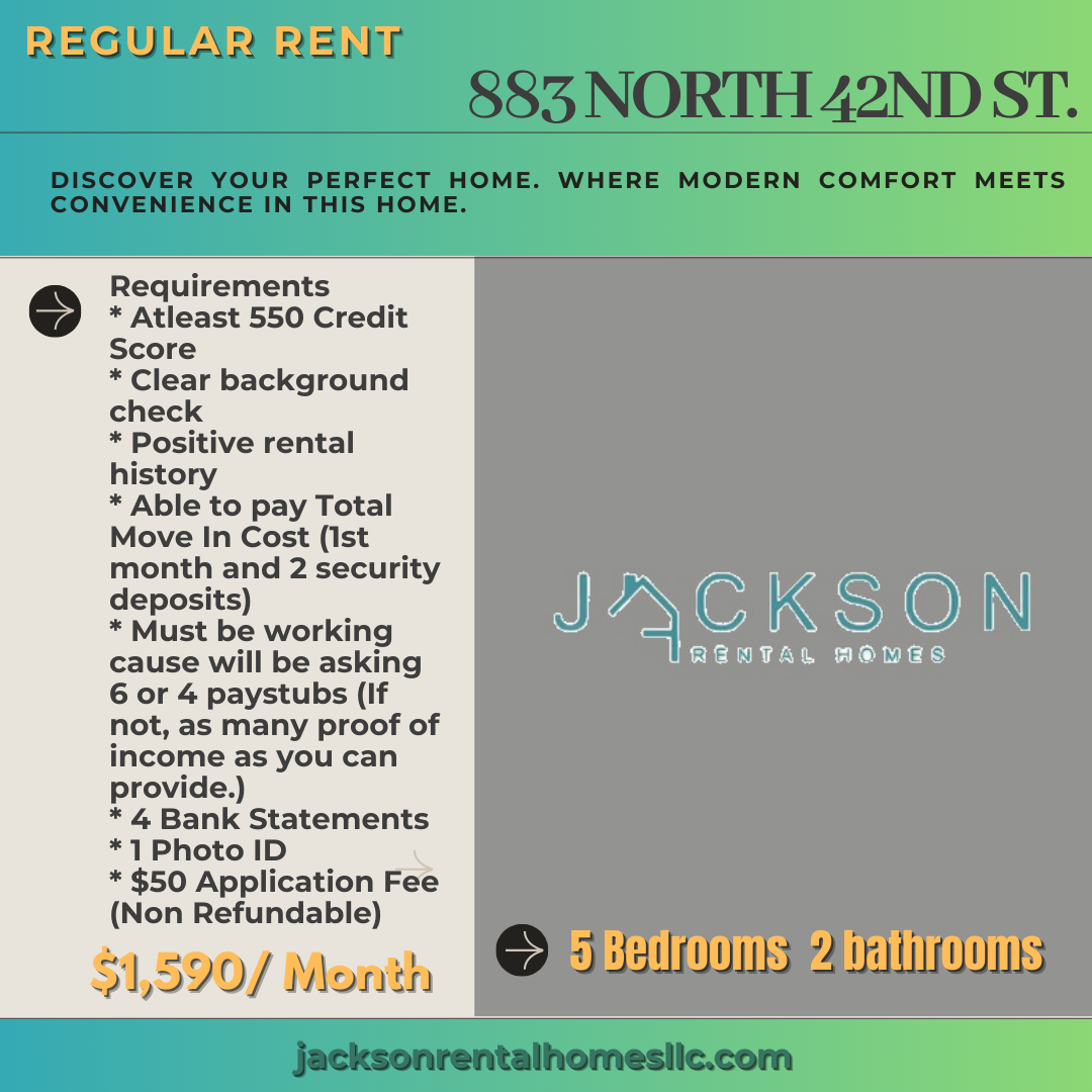 883 North 42nd Street - 1st Floor